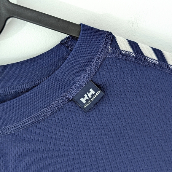 Helly Hansen Women's LIFA Navy Crew Base Layer Top ~ Size XL - Picture 5 of 9